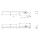 TACO Command Ratchet Hinge - 18-1/2" - 316 Stainless Steel Polished w/Hard Stop [H25-0048]