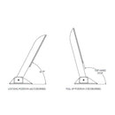 TACO Command Ratchet Hinge - 18-1/2" - 316 Stainless Steel Polished w/Hard Stop [H25-0048]
