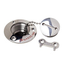 Attwood Gasoline Deck Fill - 1-1/2" Stainless Steel Alloy [66406-5]